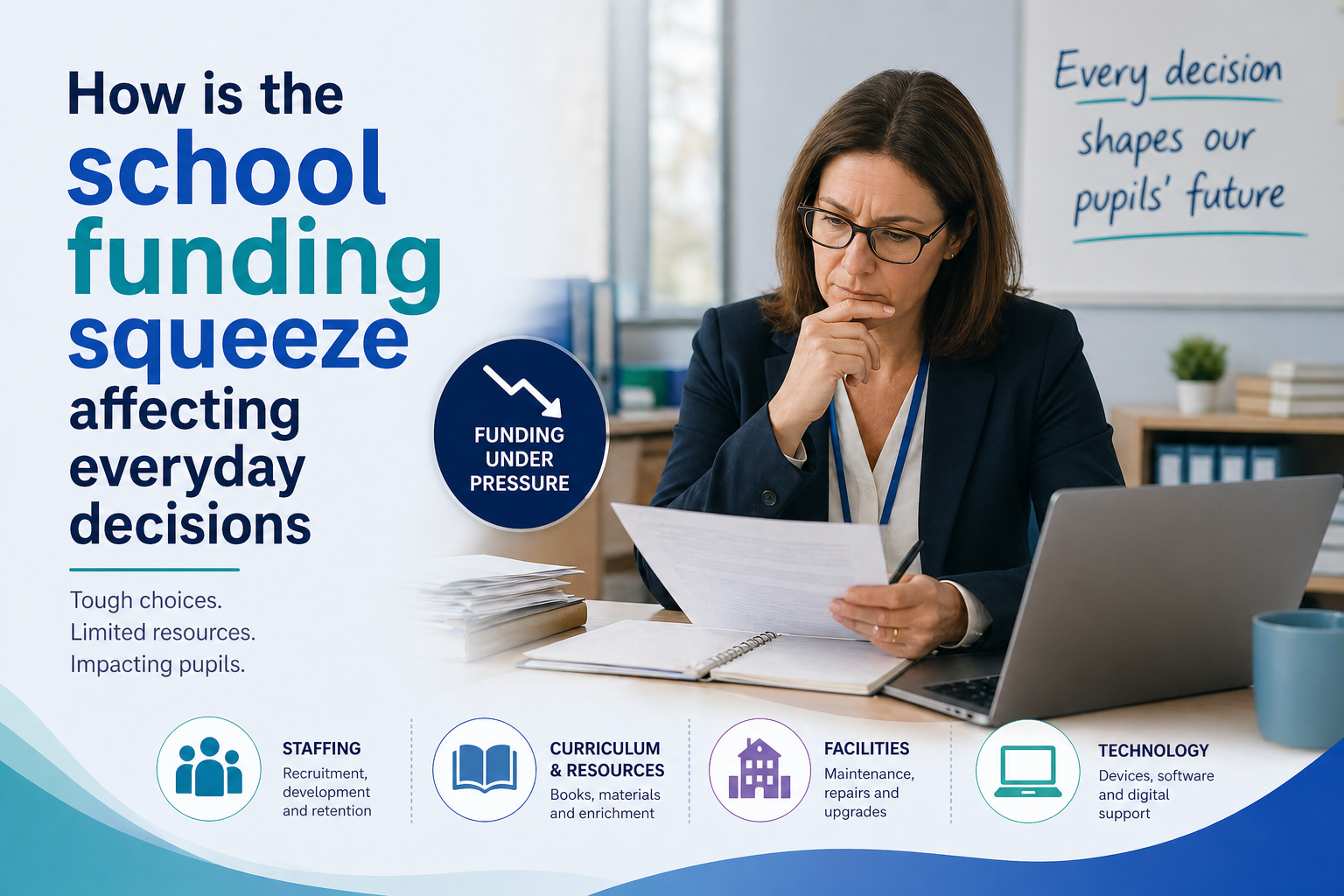 How is the school funding squeeze affecting everyday decisions